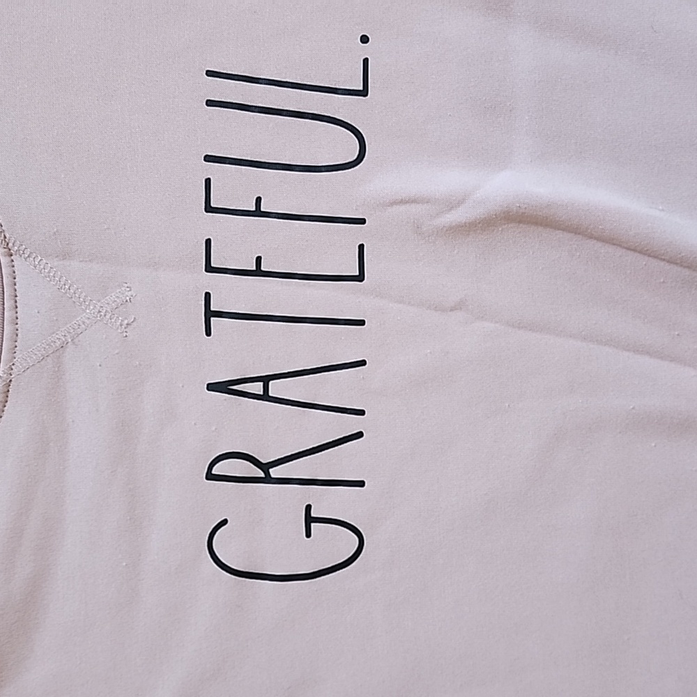 Rae Dunn Grateful Sweatshirt Sz XL - Picture 2 of 4